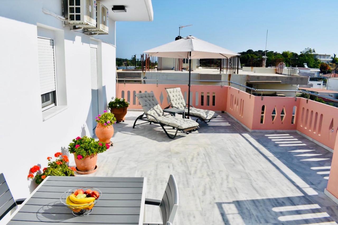 Cozy Renovated Apartment "Filoxenia" 카토다라초 외부 사진